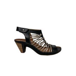 PIKOLINOS Womens Java W5A-0728C1 Black Gold Sandal Shoes Size 42 11
